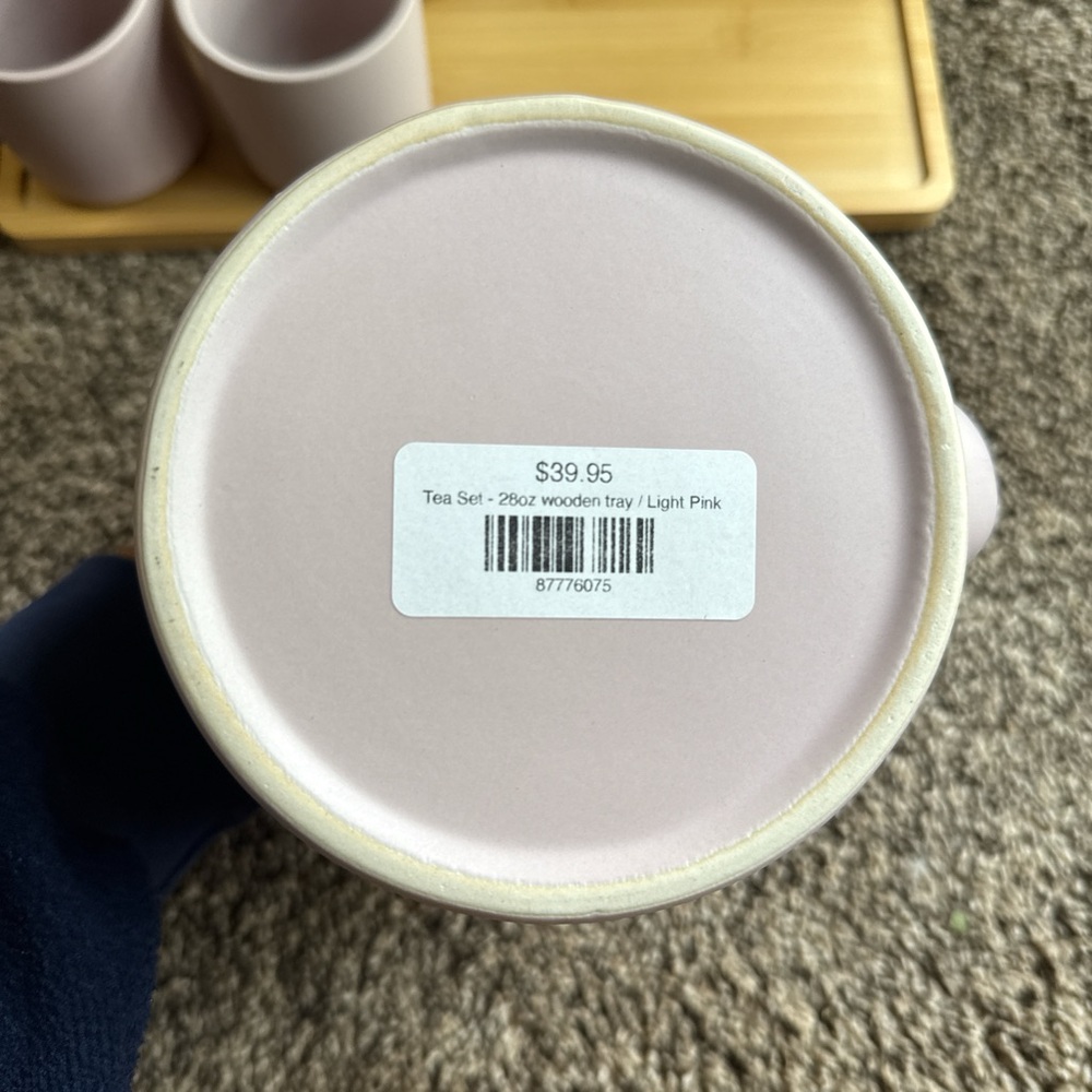 Tea Set with Tray-Lavender - Picture 8 of 9